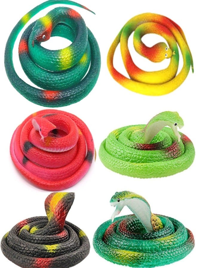 Munmoll Realistic Rubber Snakes Prank Toys & Gifts, Magic Shows Toy Snake for Kids, Fake Snake Toys for Garden,Funny Place 28 inches Long Prank Toy1Pcs - Image 1